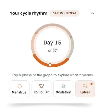 Your cycle rhythm